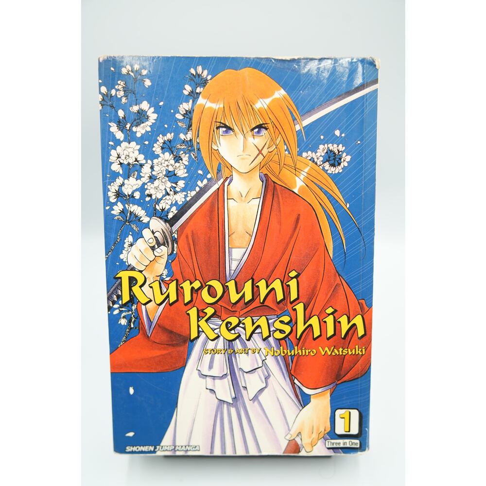 Rurouni Kenshin (3‑in‑1 Edition) Vol 1 Manga Set – Nobuhiro Watsuki‎